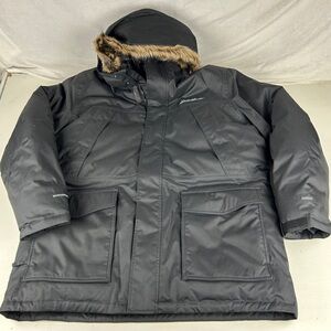 Eddie Bauer Goose Superior Down Parka Weather Edge EB550 Sz 2XL Black